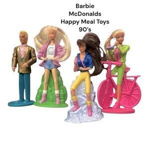 Vintage 90's McDonalds Barbie Figurine Happy Meal Toy Lot of 4

Great condition